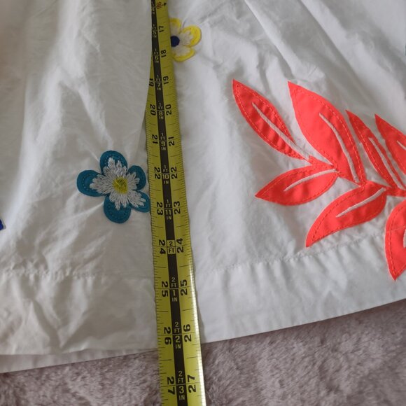 Mini Boden Embellished Frill Sleeve Dress - Picture 6 of 8